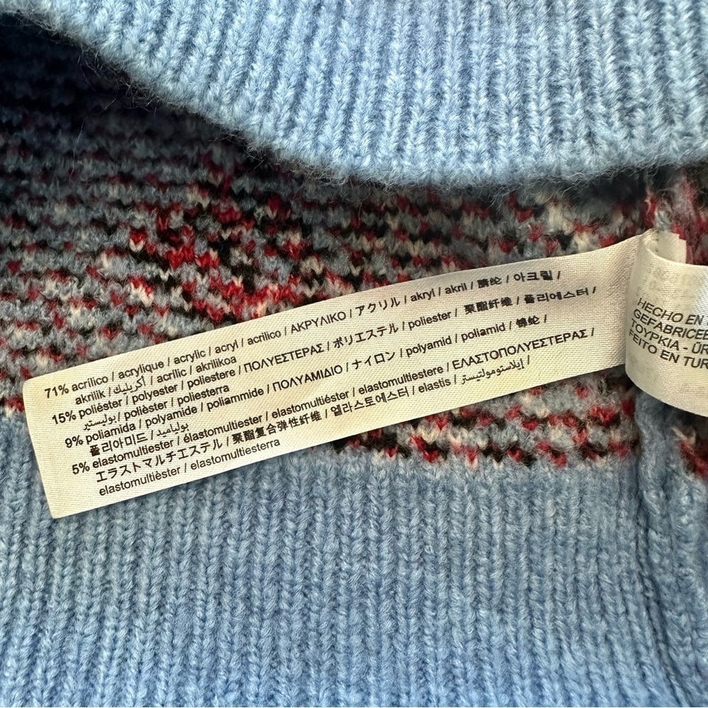 Zara Blogger's Favorite Knit Mushroom Long Sleeve Crew Neck Novelty Sweater - Picture 16 of 16